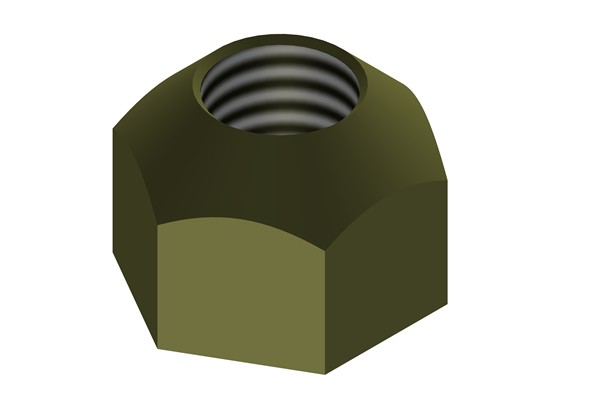 Titanium cone nut